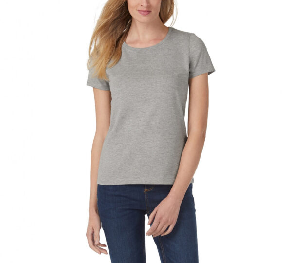 e190d - dames basic t-shirt bedrukken -