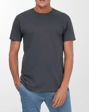 e190 - basic heren t-shirt ronde hals bedrukken - goedkoop bedrukt t-shirt