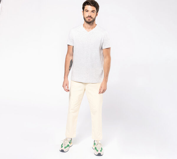 k357 - basic+ heren t-shirt v-hals bedrukken - hoogwaardig v-hals t-shirt bedrukken