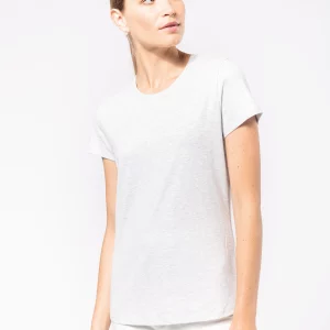 k380 - basic+ dames t-shirt ronde hals bedrukken - bedrukt dames t-shirt