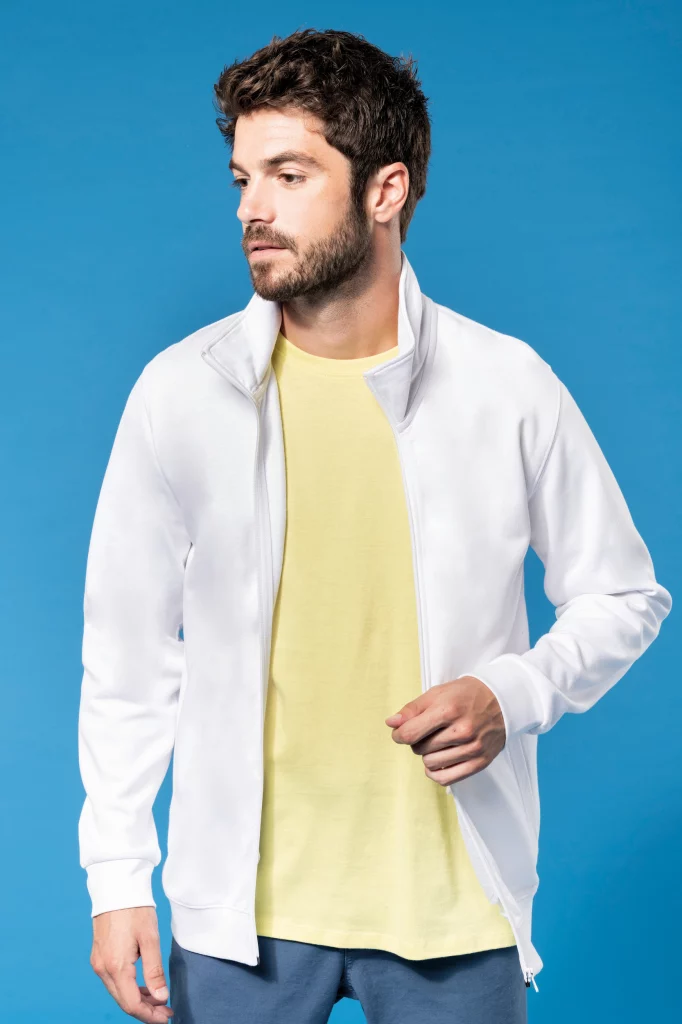 k472 - premium sweat jacket heren ontwerpen en bedrukken - hoogwaardig v-hals t-shirt bedrukken