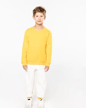 k475 - basic kinder sweater bedrukken - kinder sweater ontwerpen en bedrukken