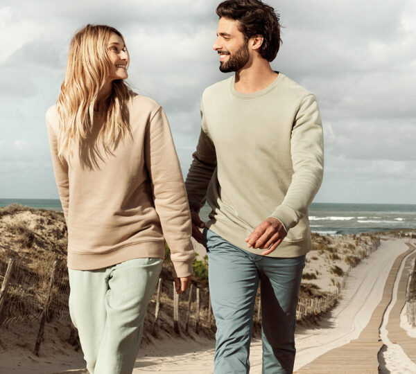 ns400 - premium organic cotton unisex sweater ontwerpen en bedrukken -