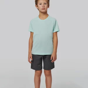 pa445 - kindersportshirt bedrukken - goedkoop bedrukt hemd