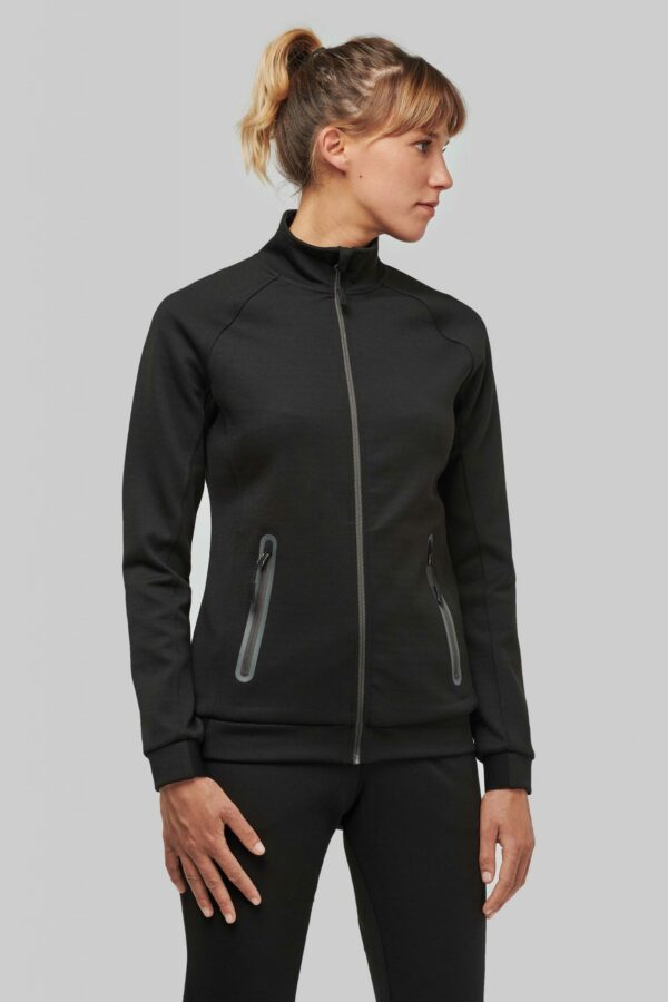 pa379 - performance sweat jacket dames ontwerpen en bedrukken -