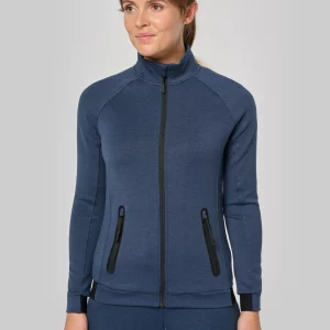 pa379 - performance sweat jacket dames ontwerpen en bedrukken - kinder vest ontwerpen en bedrukken