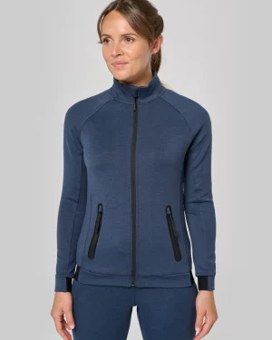 pa379 - performance sweat jacket dames ontwerpen en bedrukken - goedkoop bedrukt vest