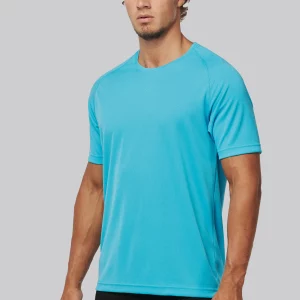 pa438 - heren functioneel sportshirt korte mouwen - goedkoop bedrukt t-shirt
