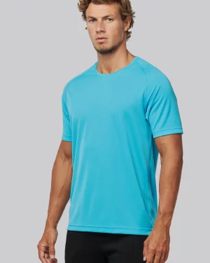 pa438 - heren functioneel sportshirt korte mouwen - goedkoop bedrukt t-shirt