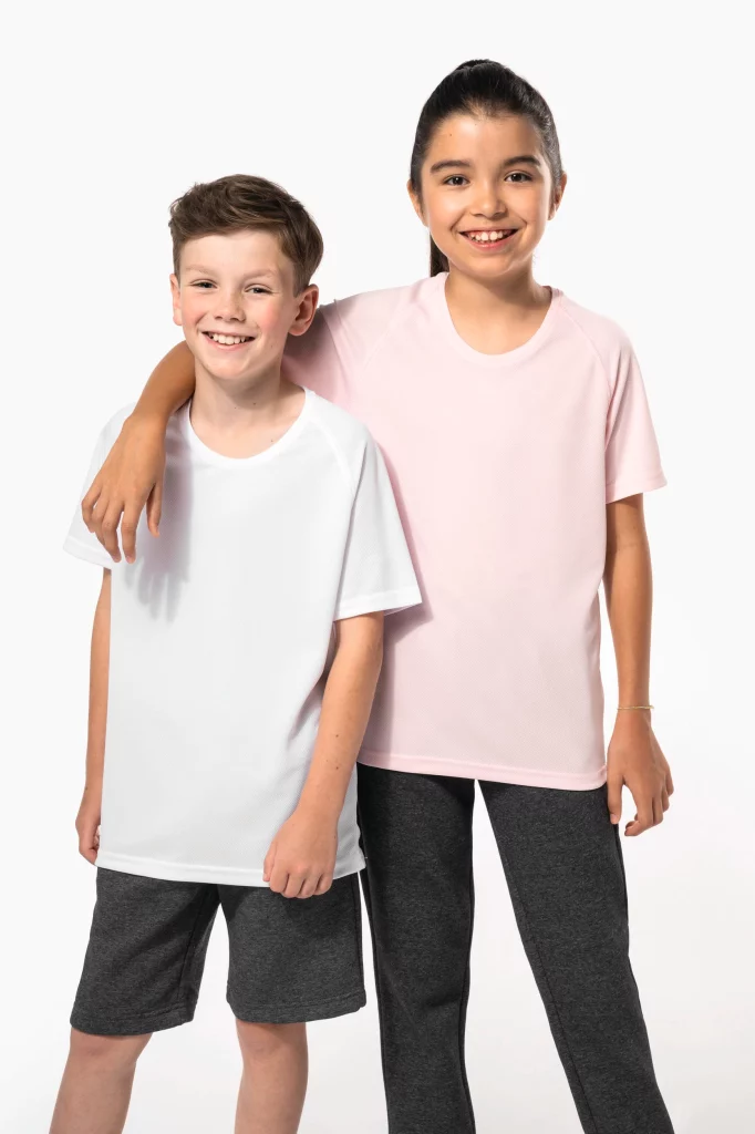 pa445 - kindersportshirt bedrukken -