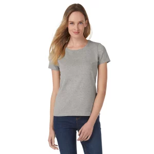 e190d - dames basic t-shirt bedrukken - bedrukt dames t-shirt
