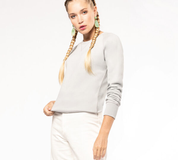 k481 - premium dames biokatoen sweater bedrukken - premium dames sweater bedrukken