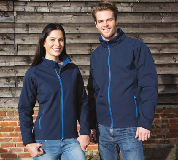 r231f - dames softshell jas bedrukken -