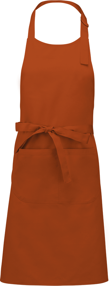 K885 – Katoenen schort met zak ontwerpen en bedrukken 462255