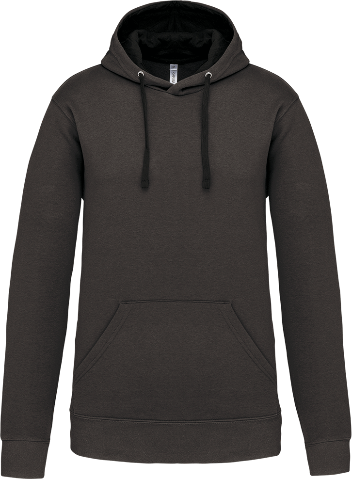 K446 – Tweekleurige heren hoodie bedrukken 463514
