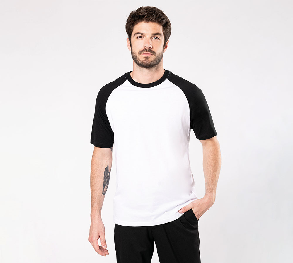 K330 unisex baseball shirt ontwerpen en bedrukken | Shirt Discounter