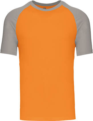 K330 – Tweekleurig unisex baseball shirt ontwerpen en bedrukken 463318