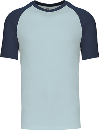 K330 – Tweekleurig unisex baseball shirt ontwerpen en bedrukken 463270