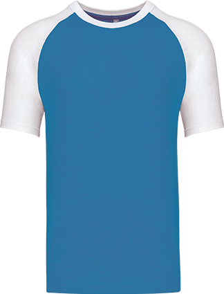 K330 – Tweekleurig unisex baseball shirt ontwerpen en bedrukken 463275