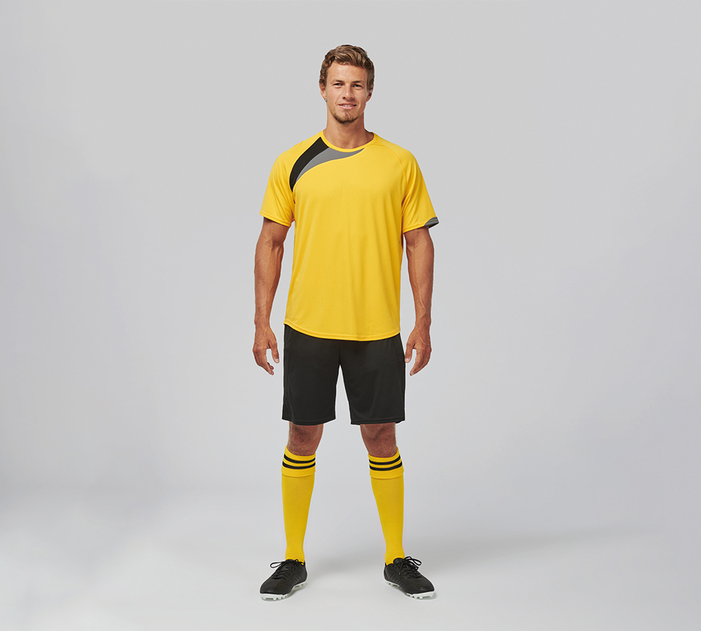 Pelmel Paar Worden PA436 - Sportshirt met contrasterende vorm ontwerpen en bedrukken | Shirt  Discounter