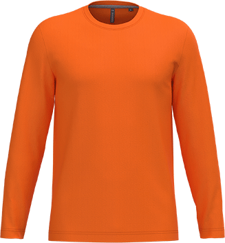 K359 – Basic Heren Longsleeve Ronde Hals Bedrukken 463371