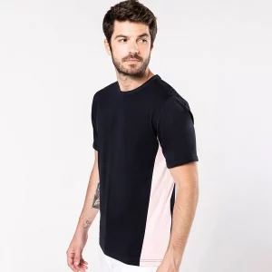 k340 - premium tweekleurig t-shirt ontwerpen en bedrukken - pet bedrukken