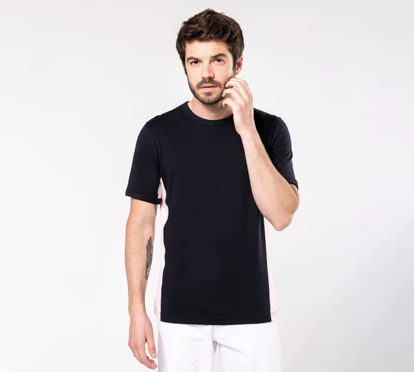 k340 - premium tweekleurig t-shirt ontwerpen en bedrukken -