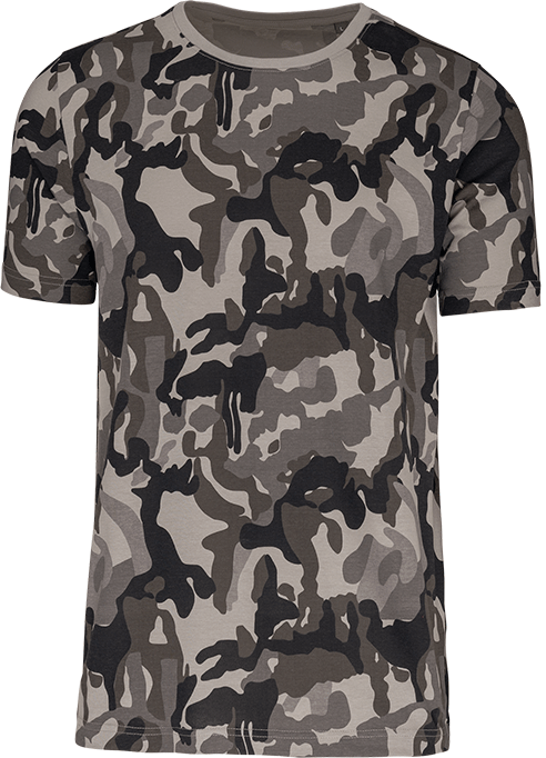 K3030 – Premium Camouflage T-shirt Heren Donker Bedrukken 467474