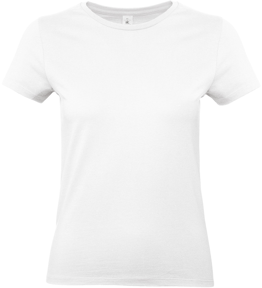 E190D – Dames basic T-shirt bedrukken 465287