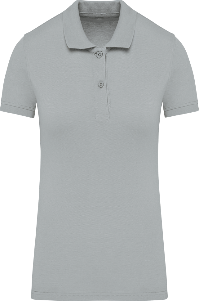 K2026 – Basic biokatoen dames polo bedrukken 464184