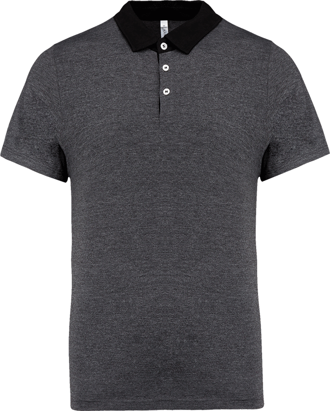 K260 – Tweekleurige heren jersey polo ontwerpen en bedrukken 463137