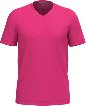 K357 – Basic+ Heren T-shirt V-hals Bedrukken 463350