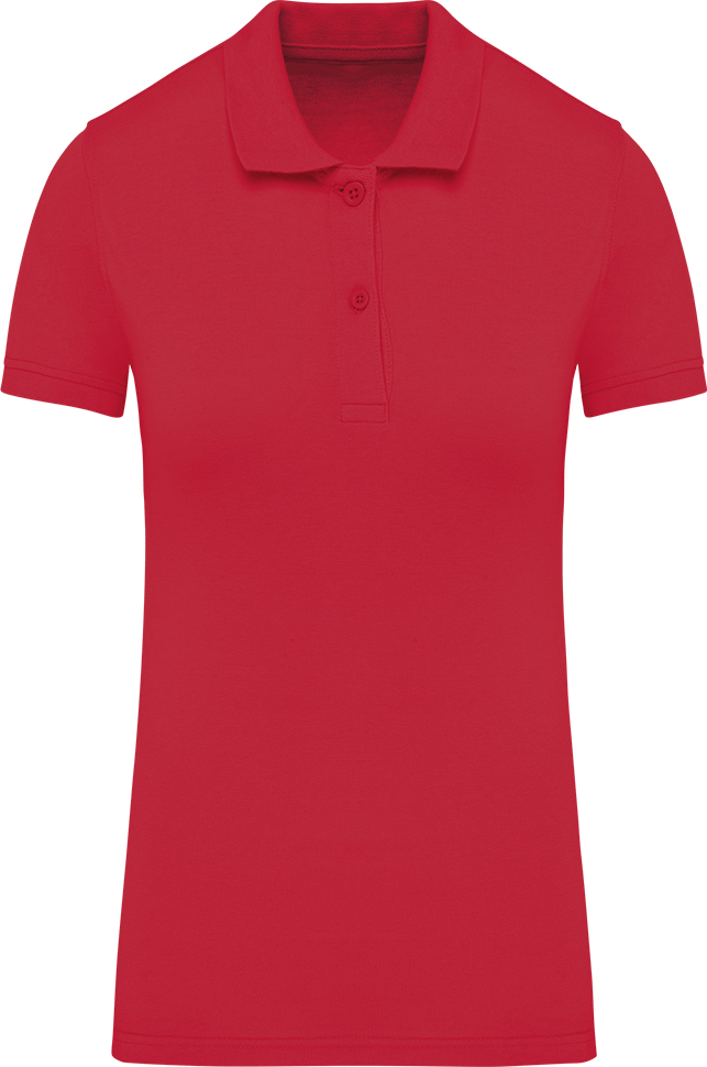 K2026 – Basic biokatoen dames polo bedrukken 464190
