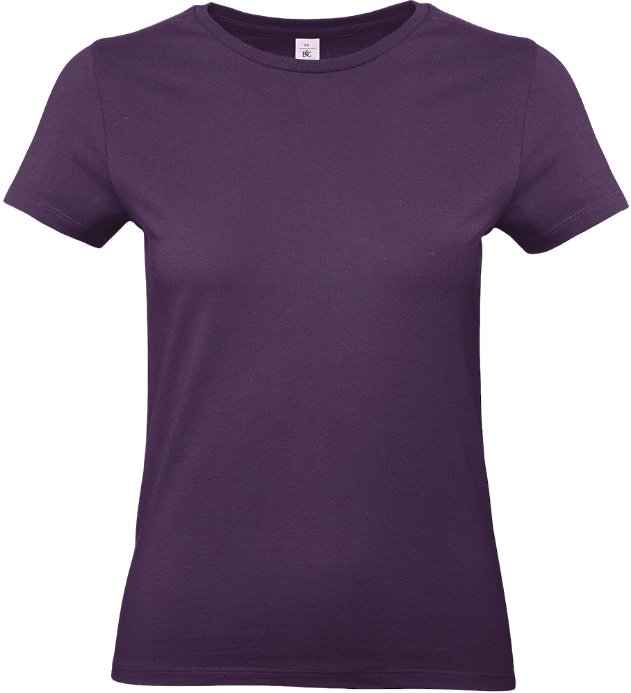 E190D – Dames basic T-shirt bedrukken 465289