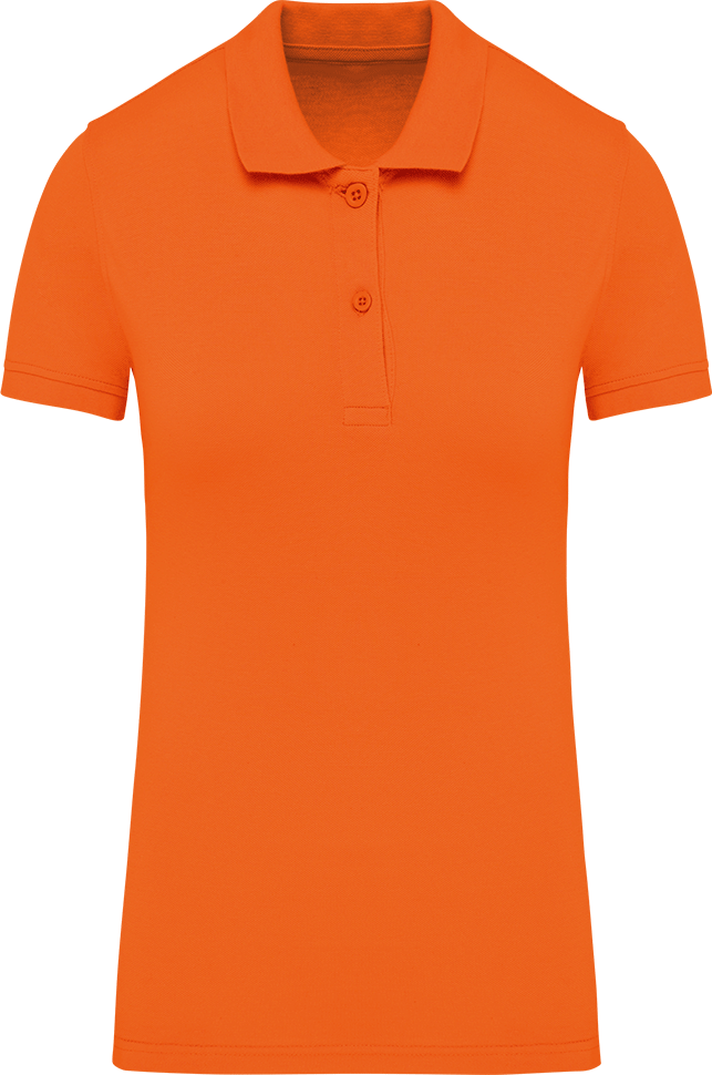 K2026 – Basic biokatoen dames polo bedrukken 464197