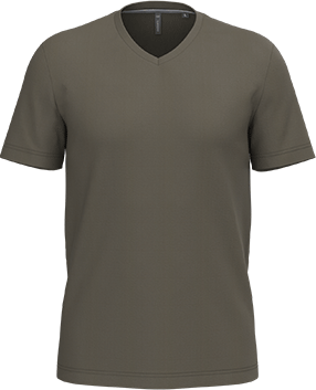 K357 – Basic+ Heren T-shirt V-hals Bedrukken 463360