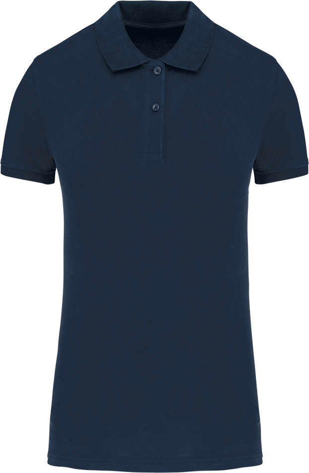 K2026 – Basic biokatoen dames polo bedrukken 464203
