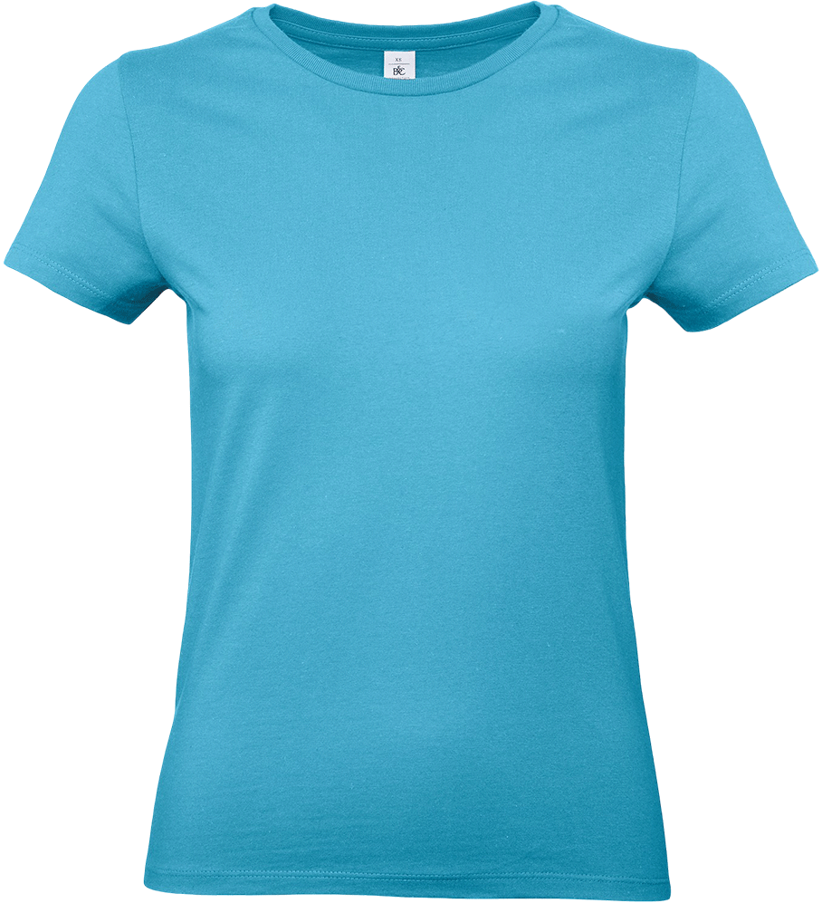 E190D – Dames basic T-shirt bedrukken 465292