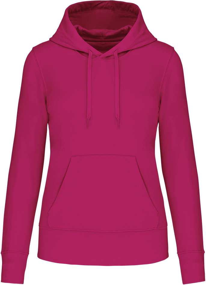 K4028 – Hoogwaardige biokatoen dameshoodie ontwerpen en bedrukken 464385