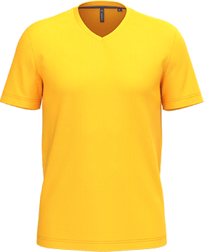 K357 – Basic+ Heren T-shirt V-hals Bedrukken 463380