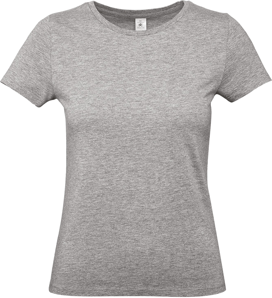 E190D – Dames basic T-shirt bedrukken 465295
