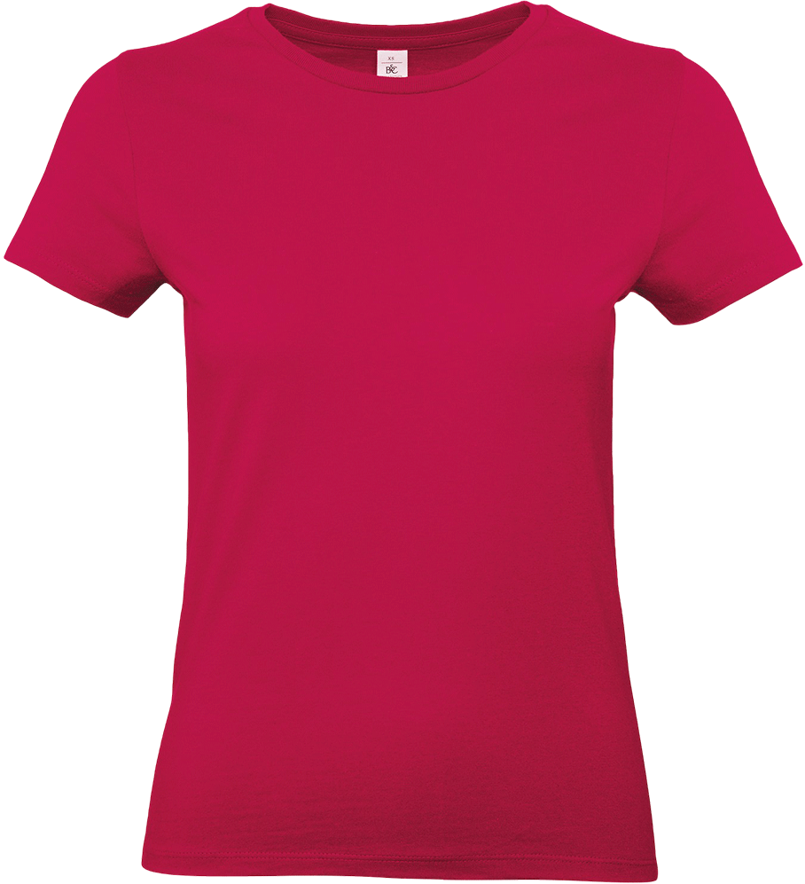 E190D – Dames basic T-shirt bedrukken 465296