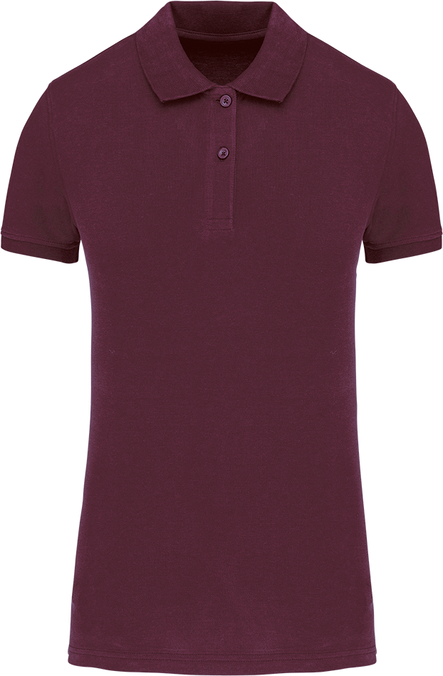 K2026 – Basic biokatoen dames polo bedrukken 464175