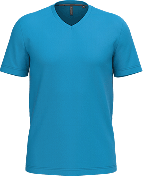 K357 – Basic+ Heren T-shirt V-hals Bedrukken 463391