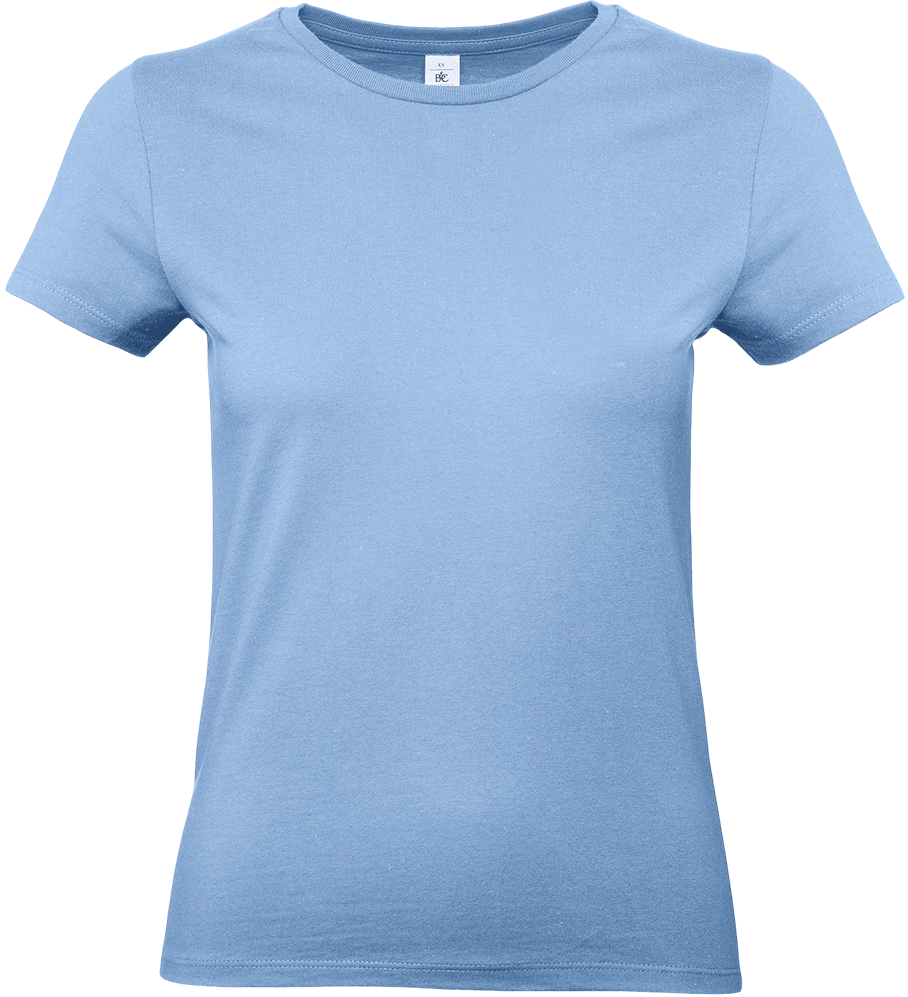 E190D – Dames basic T-shirt bedrukken 465256