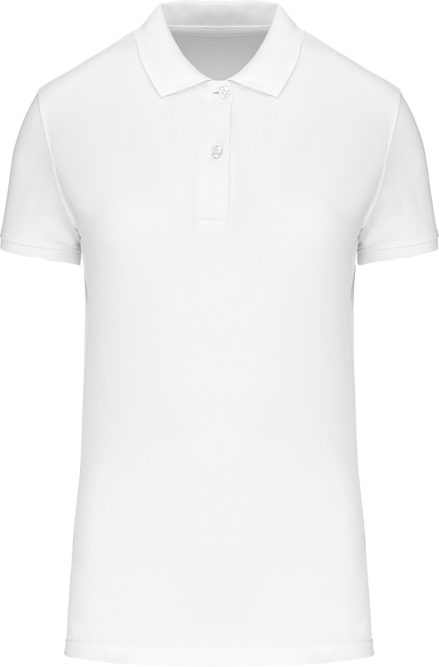 K2026 – Basic biokatoen dames polo bedrukken 464179