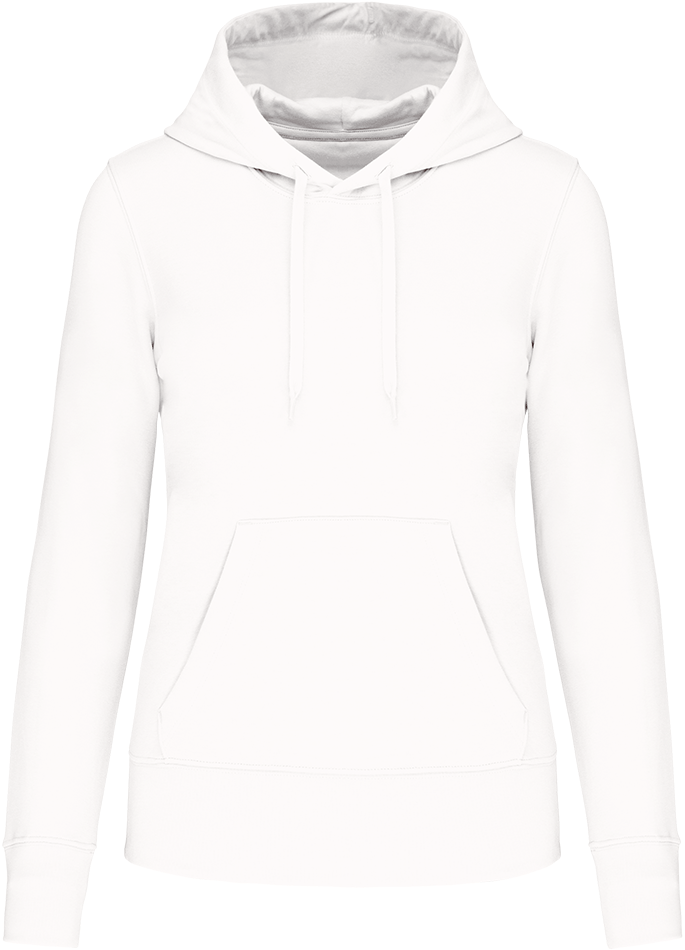 K4028 – Hoogwaardige biokatoen dameshoodie ontwerpen en bedrukken 464431