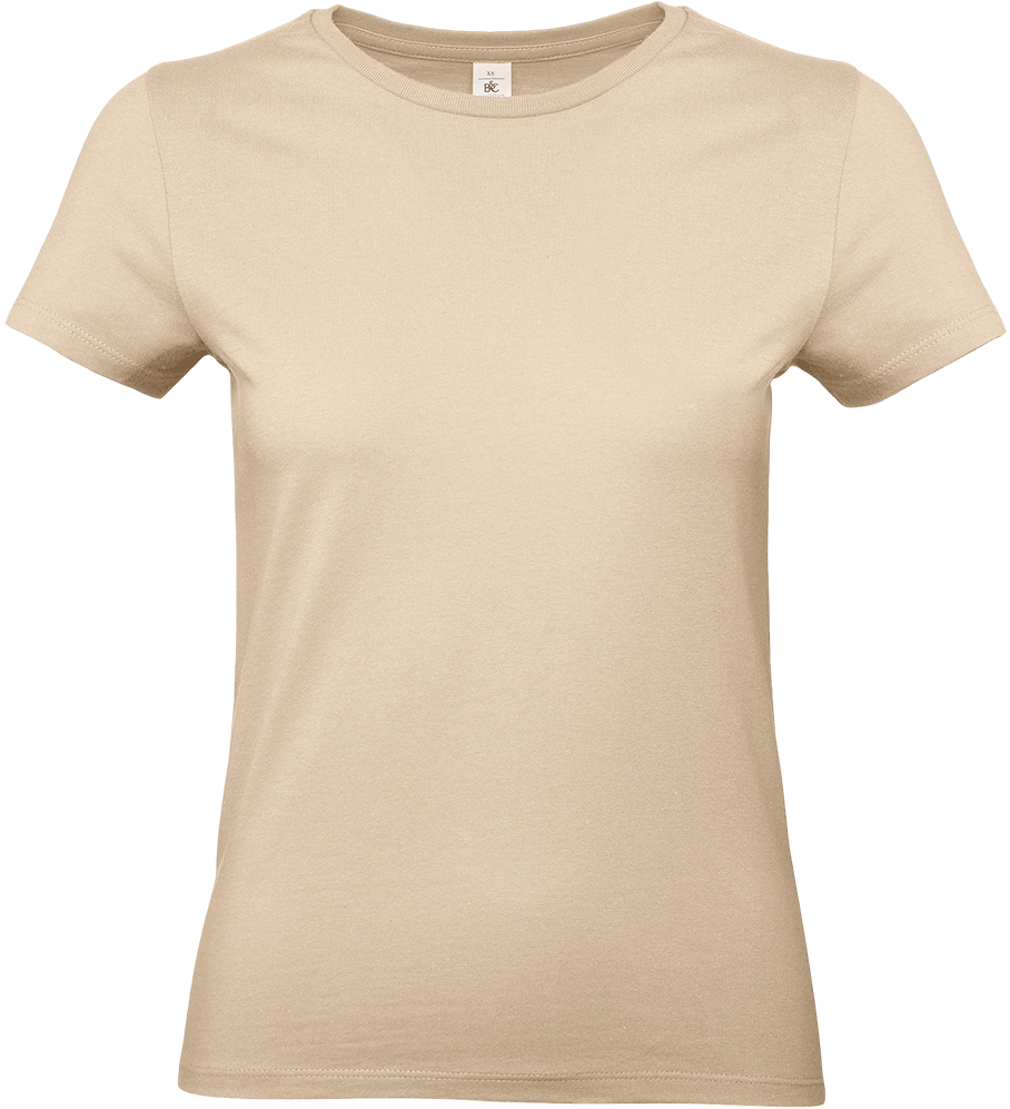 E190D – Dames basic T-shirt bedrukken 465257