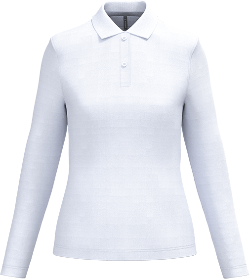 K244 – Hoogwaardige dames polo met lange mouwen 463013