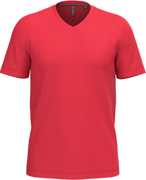 K357 – Basic+ Heren T-shirt V-hals Bedrukken 463293